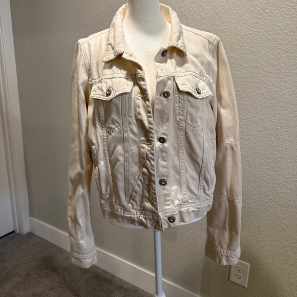 Free People Ivory Jean Jacket - Picture 3 of 8